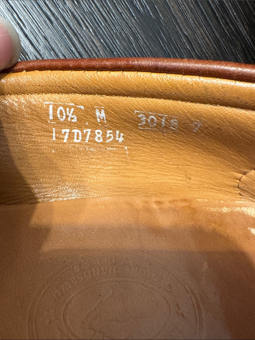 Men's Two-Tone Brown Leather Penny Loafers - Picture 3 of 7